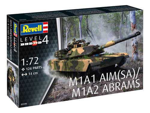 M1a1 Aim(sa)/ M1a2 Abrams By Revell # 3346 1/72
