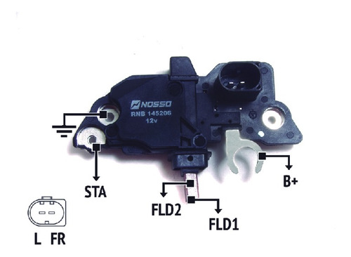 Regulador Alternador Tipo Bosch Honda Fit 14/15 03/