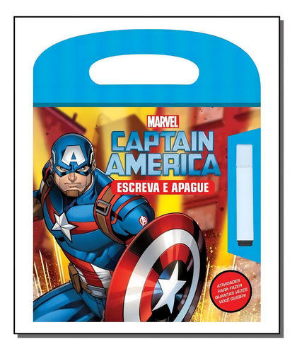 Marvel Captain America - Escreva E Apague
