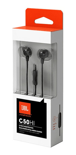 Audífonos in-ear JBL C50HI negro