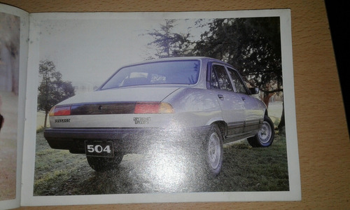 Peugeot 504. Manual De Uso Y Características (Usado)