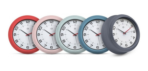 Reloj Retro Vintage Rubber Silencioso Colores Gato