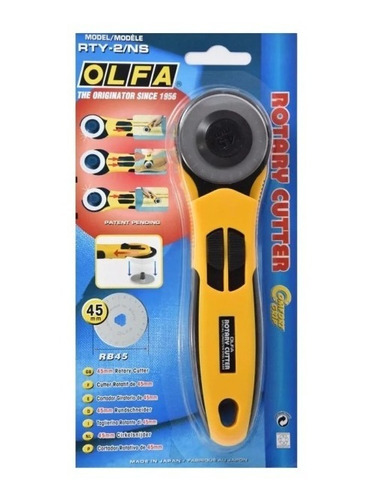 Cuchilla Cutter Marca Olfa Modelo Rty-2/g 45mm