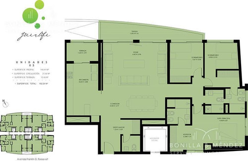 Torres Greenlife, Roosevelt Y Parada 13, Dormitorio Con 2 Baños!