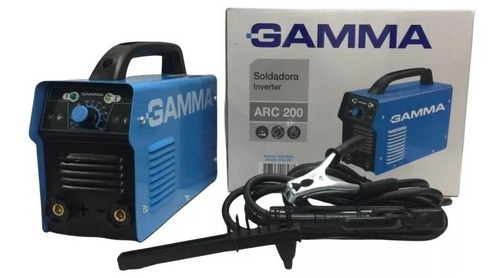 Soldadora Inverter Gamma Arc 200 G3470ara Celeste 50hz 220v