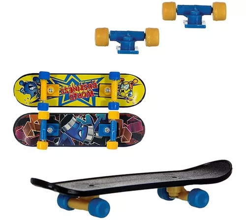 Brinquedo Skate De Dedo Com Rampa Obstáculo X-trick Artbrink