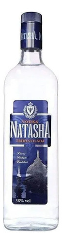Vodka Tridestilada Natasha Garrafa 900ml