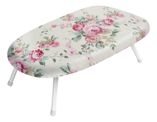 Tábua De Passar Roupa De Mesa Multiuso Acessórios De Rosa