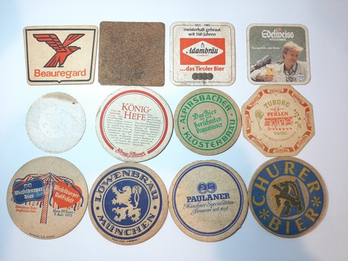Imagen 6 de 6 de Antiguo Posavasos Lote X 12 Ro 1300