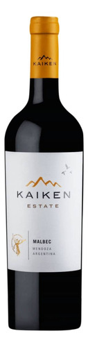 Vino Kaiken Estate Malbec Botella 750ml - Gobar®