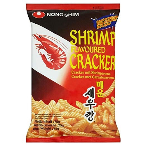 Nong Shim Galletas Del Camarón - Caliente Y Picante (75g) -