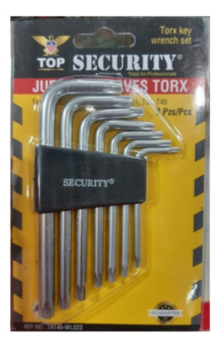 Juego De Llaves Torx 7 Pzas Security