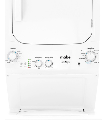 Centro De Lavado Mabe Secadora Gas 20kg Blanco Mclc2040gsbb0