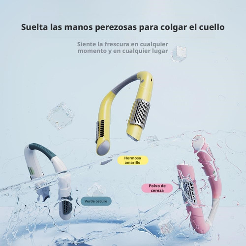 Mini Ventilador Sin Aspas Con Carga De 3 Velocidades, Hermos
