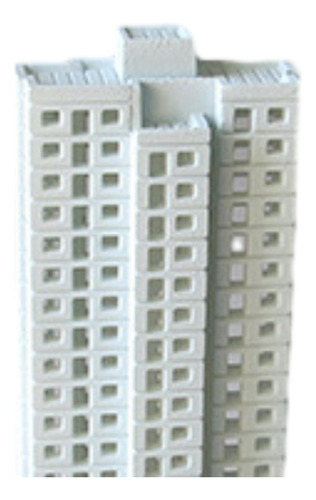 5 Diorama Moderno Edifício Da Cidade 1/500 Materiais Estilo