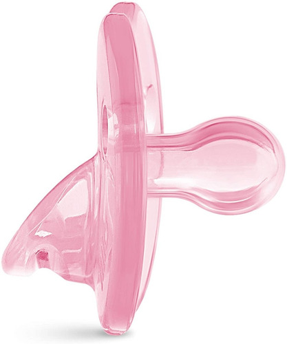 Chupeta Soft Calming 100% Silicone Simét. Tam.2 Rosa - Lillo