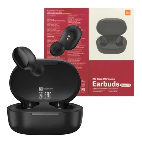 Auriculares in-ear gamer inalámbricos Xiaomi Mi True Wireless Earbuds Basic 2S TWSEJ07LS negro
