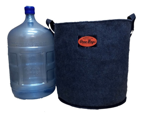 Maceta Inteligente Geotextil Grande Esponjosa - 60lts/12und