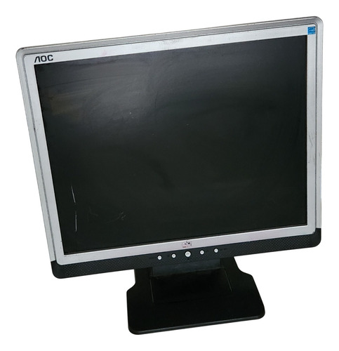 Monitor Aoc 17 Lcd Mod. Tft1780ps No Funciona P/repuesto Negro Y Gris (Usado)