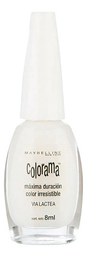 Colorama Maybelline Esmalte De Uñas Via Láctea X 8ml Color Blanco