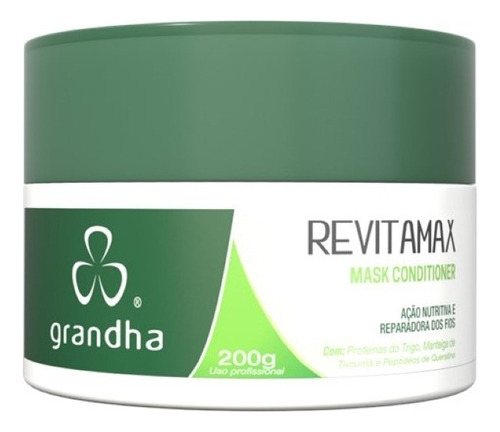 Grandha Revitamax Mask Conditioner 200g Máscara Hidratante