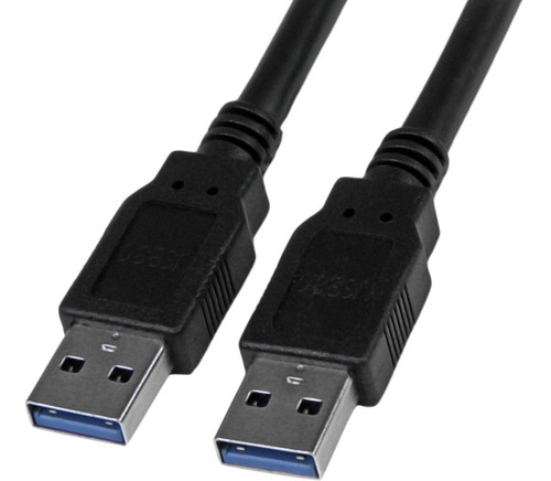Cable StarTech.com USB3SAA3MBK con entrada USB A 3.0 salida USB A 3.0