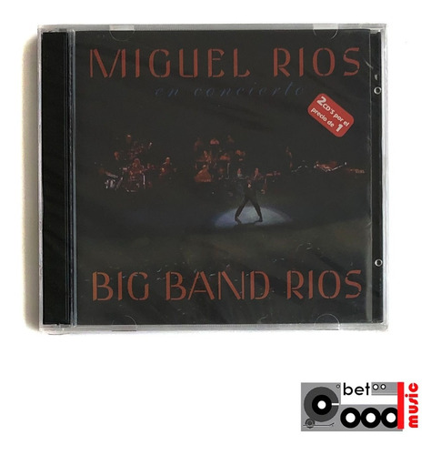 Set De 2 Cd´s Miguel Rios En Concierto Big Band Rios / Nuevo