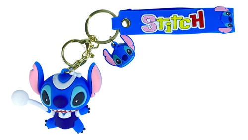 Llavero 3d  Stitch Disney Variados Silicona