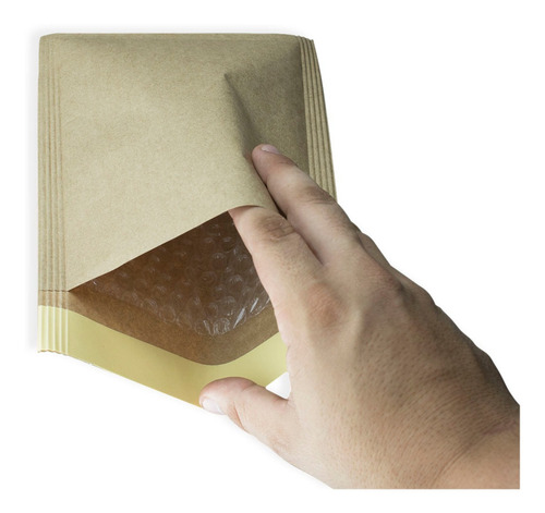 Kit 30 Envelope Com Bolha Papel Kraft P/ Calendário 15x21 Cm