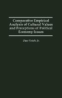 Libro Comparative Empirical Analysis Of Cultural Values A...