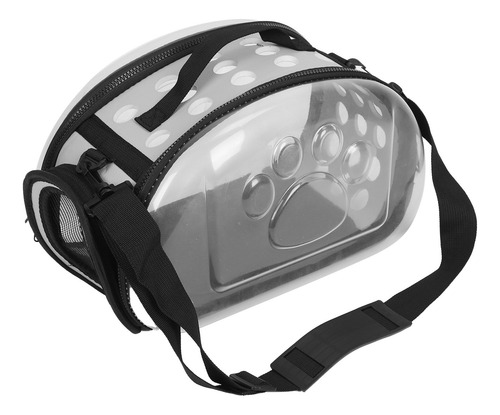 Bolsa De Transporte Para Mascotas Grey S, Plegable, Transpar