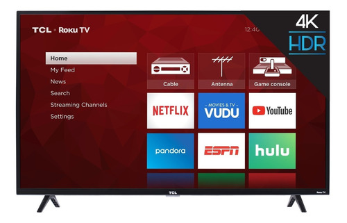 Televisor Tcl 43'' Class 4k 43s421, Ultra Hd, 2160p, Roku