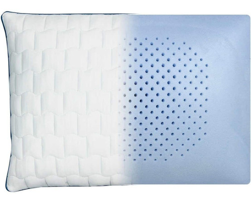 Isotonic Perfect Cool Memory Foam Pillow, Queen Estánd...