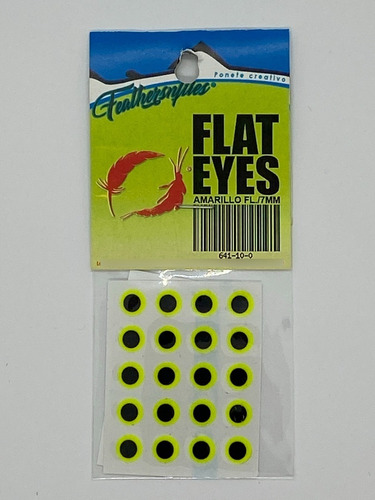 Material De Atado De Moscas Ojos Flat Eyes / 7 Mm.