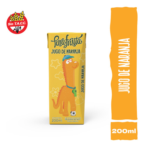 Jugo De Naranja Pura Frutta Kids 12 X 250 Ml