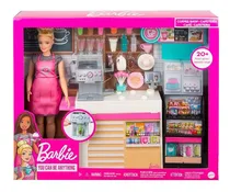 Comprar  Muñeca Cafeteria Barbie Set Juego Cafe Y Batidos Accesorios