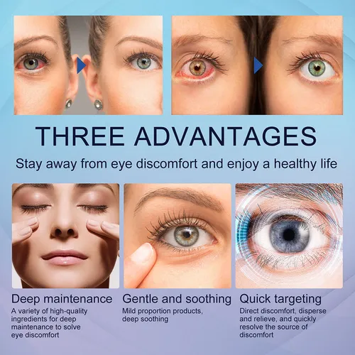 3×gotas Para Ojos Con Visión Borrosa, 18 Ml, Deep Repair