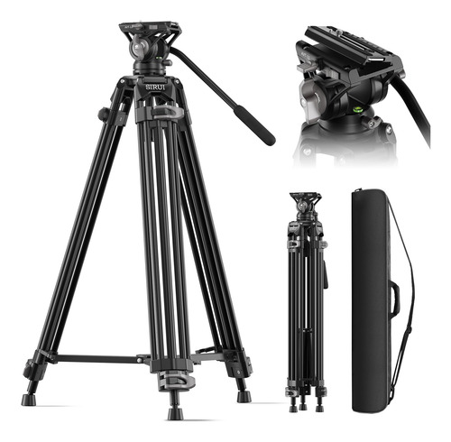 Trípode De Vídeo Sirui Avt-11 Heavy Duty Con Cabezal Fluido,