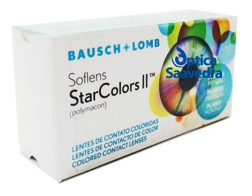 Star Color Ii Lentes Contacto Soflens + Aqualent 60 +estuche