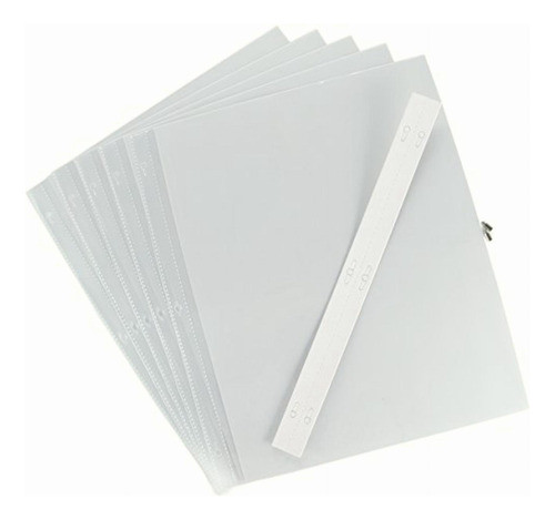 Top Loading Page Protectors 5/pkg 12x 15  With White Inserts