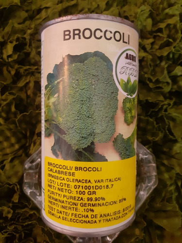 Semillas De Brocoli, Repollo, Pimenton, Ajo Porro, 100 Gramo