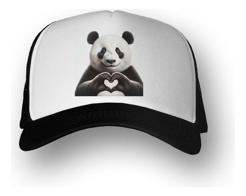 Gorra  Oso Panda Haciendo Corazon Love Amor