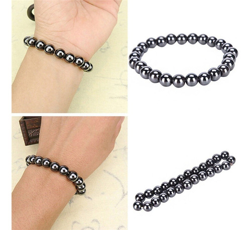 Kit 2 Pulseira Terapia Magnética Emagrecedora Bracelete 8