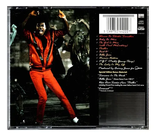 Cd Original Michael Jackson Thriller Special Edition Excel
