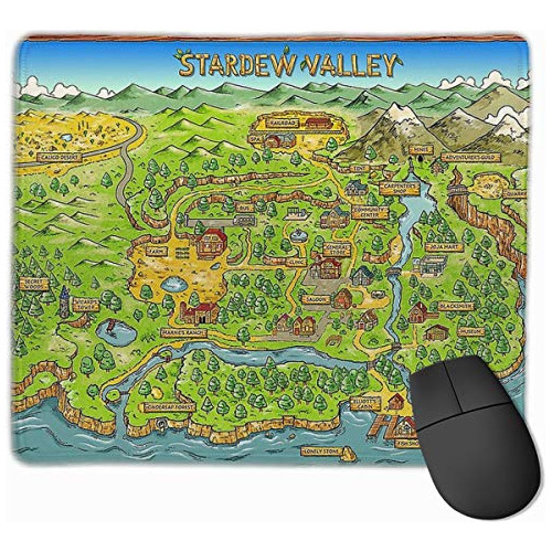 Alfombrilla De Ratón Computadora Mapa De Stardew Valle...
