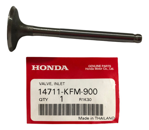 Válvula Admissão C100 Biz100  1992 A 2015 Original Honda