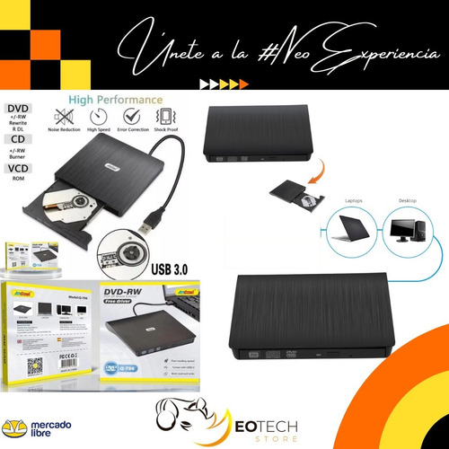 Imagen 2 de 3 de Unidad Dvd Rw Externa