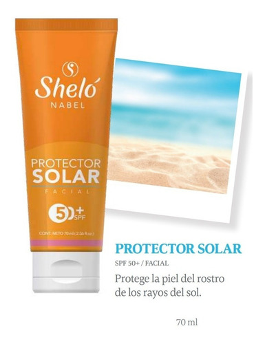 Protector Solar Facial Fps 50 Shelo /sa