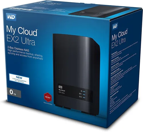 Servidor Nas Wd Diskless Mycloud Ex2 Ultra P/ Hdd, Sin Disco