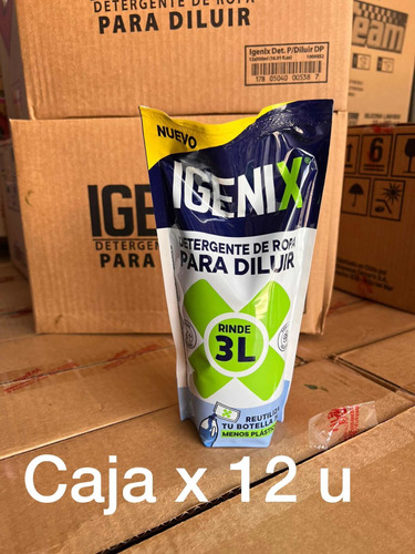 Detergente Igenix Para Diluir Caja X12 U